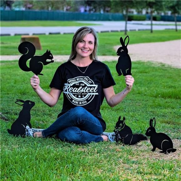 Metal Garden Sculptures & Statues, Yard Art, Flowerbed Decoration, Outdoor Decor - Picture 3 of 7